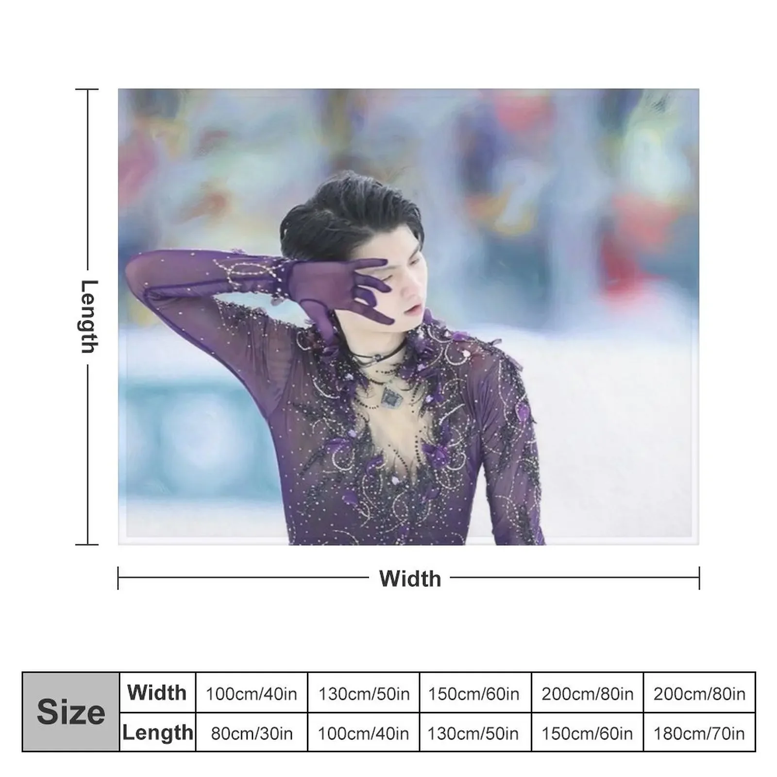 Yuzuru Hanyu Throw Blanket Beautifuls Tourist Stuffeds Blankets