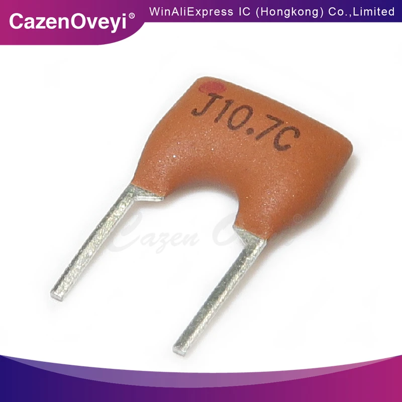 5piece Supply ceramic discriminator JT10.7MC JT10.7MG 10.7MHZ 2 feet