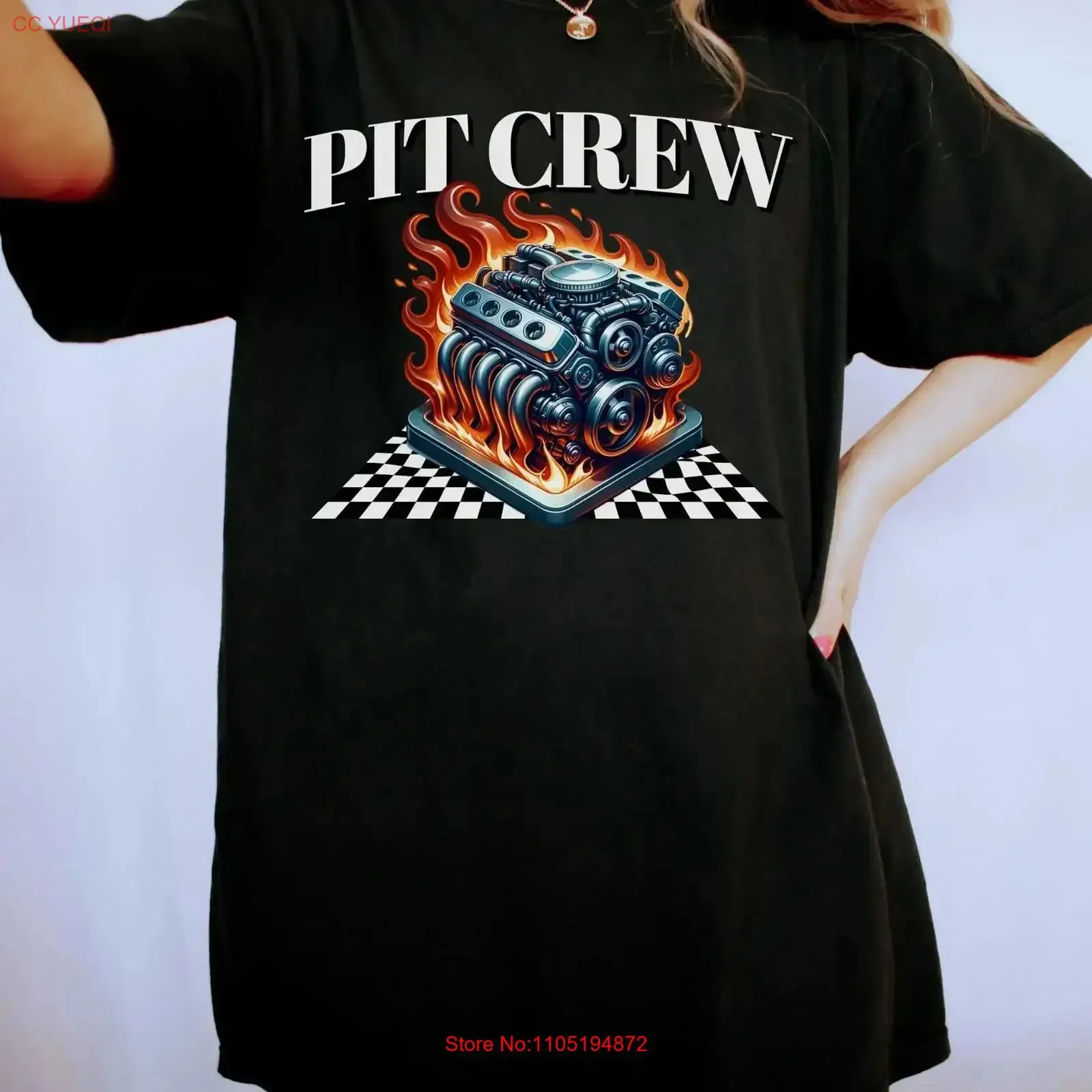 Футболка Pit Crew Race Day Matching Stop Racing Life Car Lover Забавная винтажная стираная удобная дизайнерская одежда