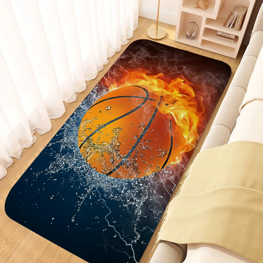 Foot Mat Basketball Doormat Exterior House Entrance Kitchen Carpet for Bedroom Prayer Rug Room Rugs Home Decoration Balcony Bath