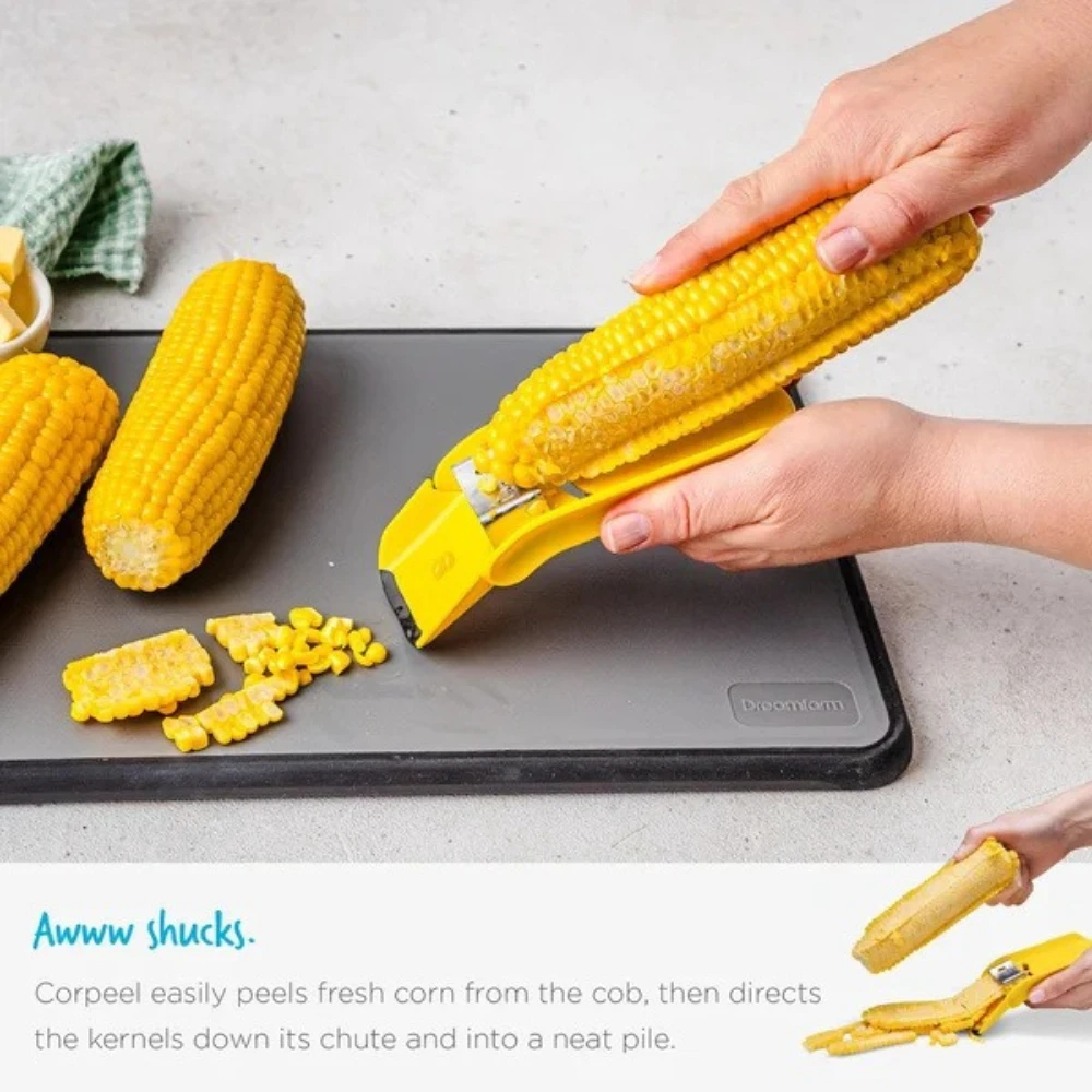 

Fast Corn Cob Seperater Plastic Portable Handheld Corn Cob Stripping Machine Kitchen Small Tool Portable Corn Cob Stripper