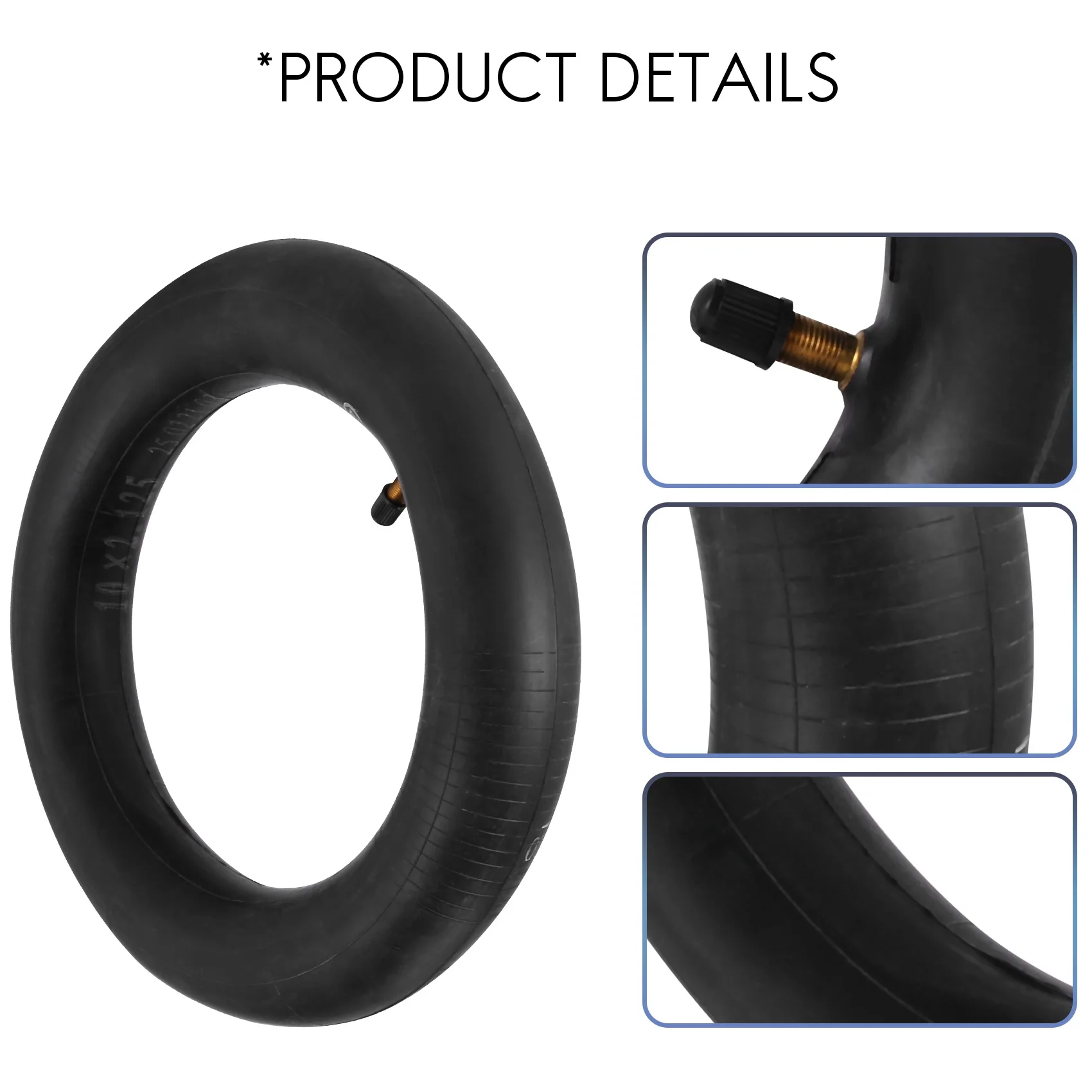 Super Sale 10 Inch Electric Scooter Tire Tyre 10X2 Inflation Wheel Tyre Inner Tube Wanda 10X2 (54-156) Pneumatic Tyre For Xiaomi