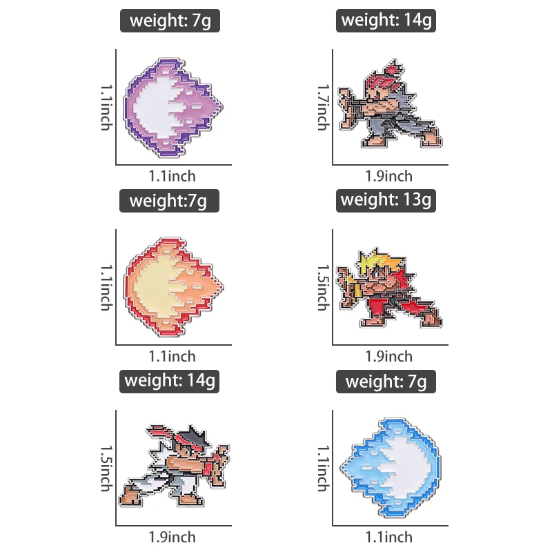 Childhood Arcade Pixel Game Peripheral Enamel Pins Custom Personalized Creative Brooches Lapel Badges Jewelry Gift for Kids image 6