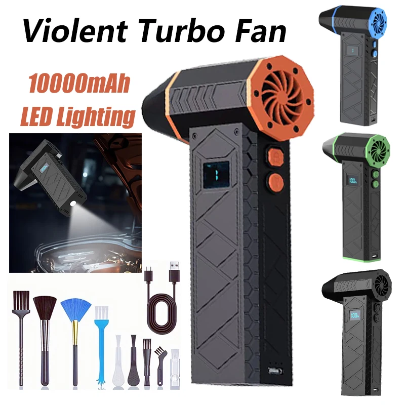 

52M/S High Speed Duct Fan Mini Turbo Jet Fan Turbo fan Violent Fan High-Performance 180000RPM Turbofan Brushless Motor