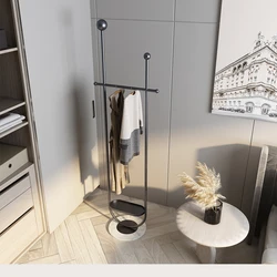 Modern Minimalist Metal Coat Rack Hat Stand Floor Hanger Bedroom Living Room Hanging Clothes Light Luxury