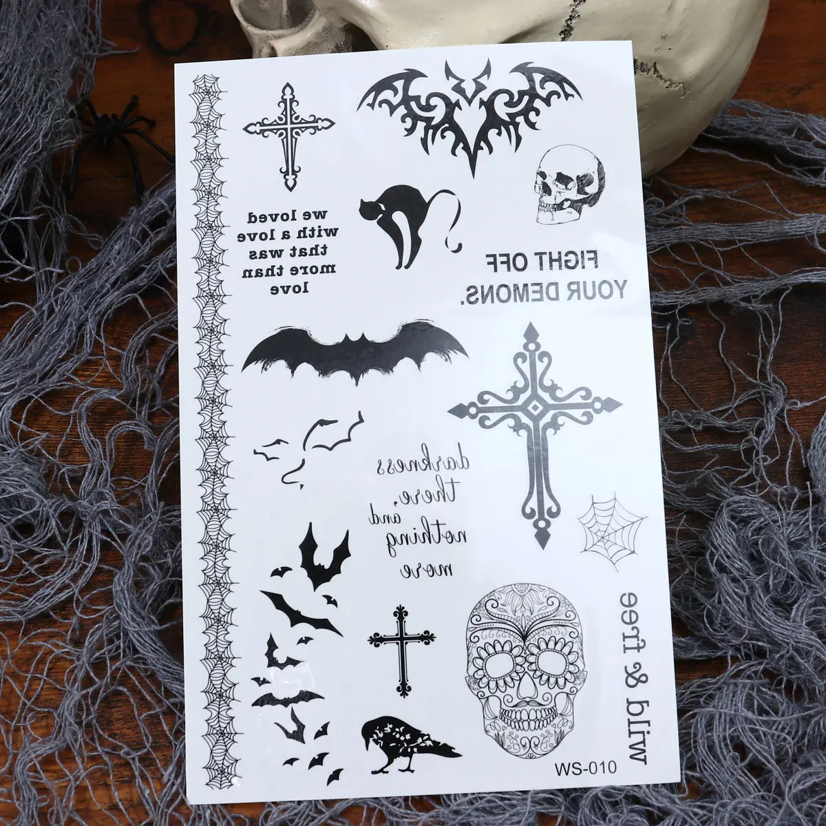 5-folhas-de-adesivos-de-halloween-para-adultos-decalques-temporarios-de-rosto-de-fantasma-e-horror