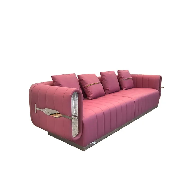 rw-Light luxury ktv sofa coffee table party box U-shaped card seat bar sofa suitable for high-end nightclub business meetings-