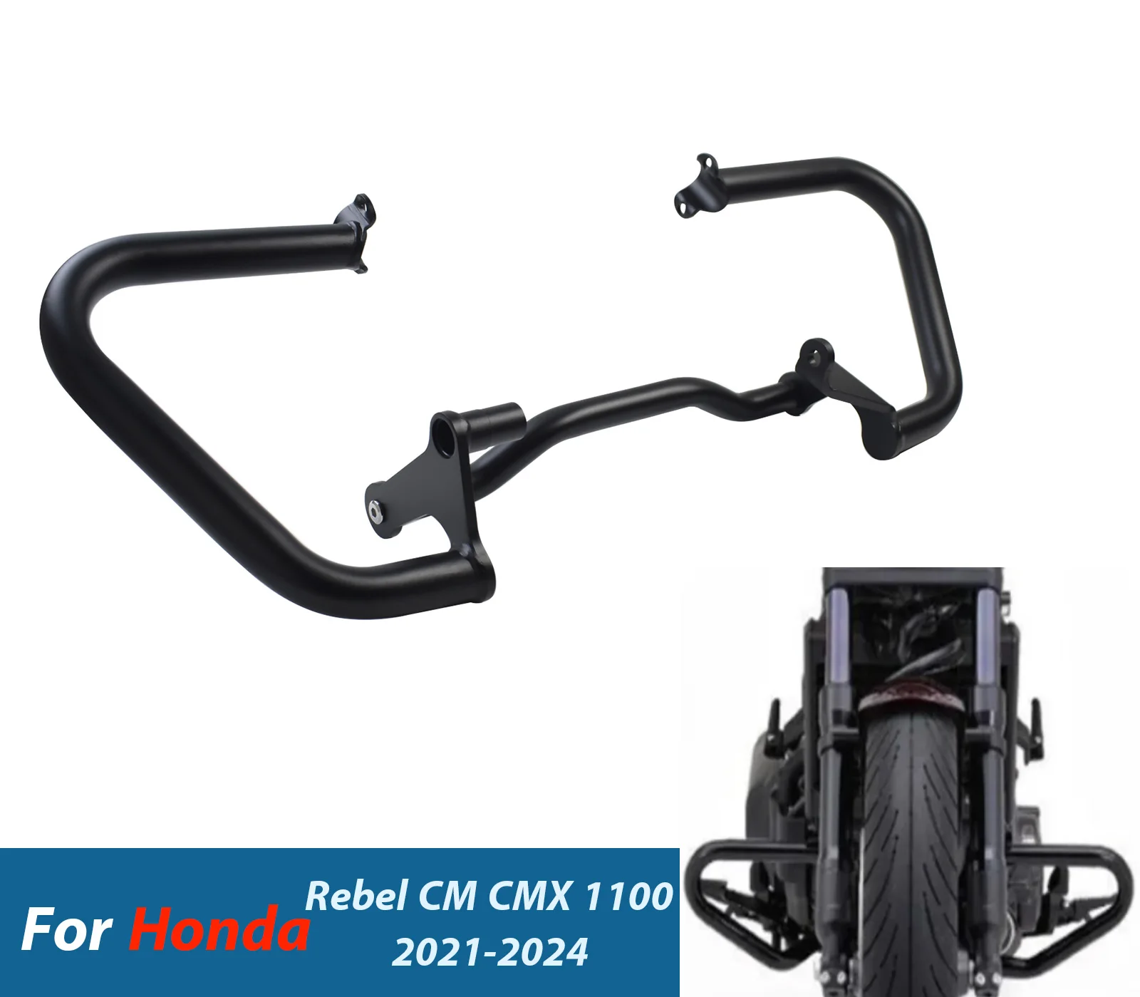

Защитный бампер двигателя мотоцикла для Honda Rebel CMX 1100 2021-2024 CMX1100, модель, защитные дуги, аксессуары для рамы кузова