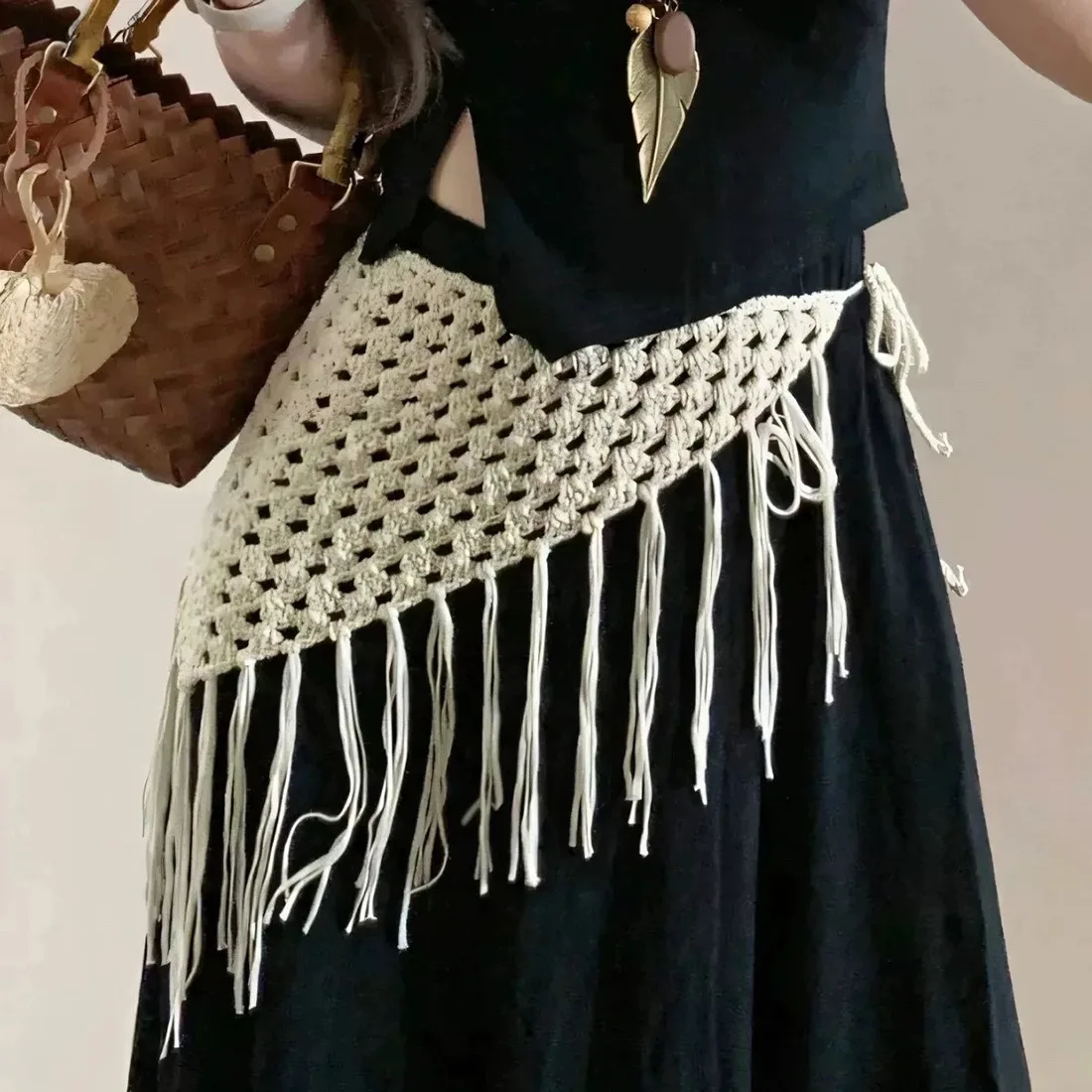 2025 Nuova tendenza della moda Versatile gioielli in vita con nappe con paillettes sciolte da donna