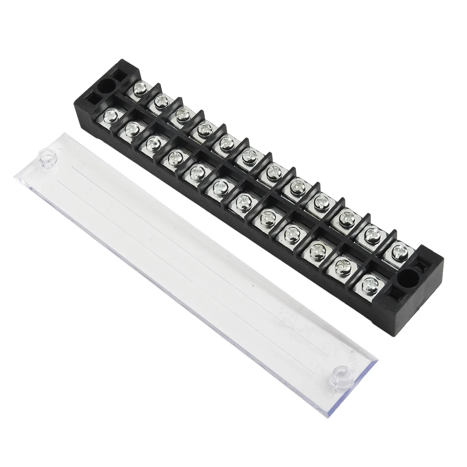 Double Row Terminal Block 600V 25A Terminal Block Copper Plate Combination Screws Household Appliances Connection