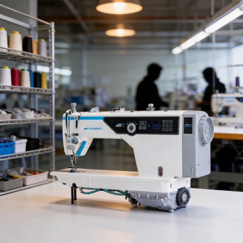 Intelligent Computer Sewing Machine Industrial Flat Machine Dual Core AI Chip Fabric Adaptive Sewing Machine
