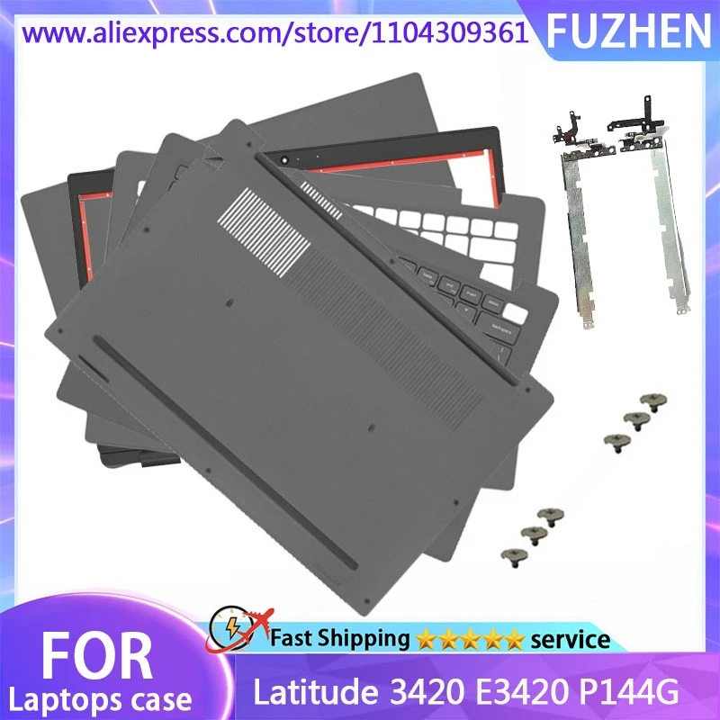 

New Cover For Latitude 3420 E3420 P144G LCD Rear Cover/Front Frame/Palm Pad/Bottom Cover/hinge/Keyboard Black 03NVYX 02935X