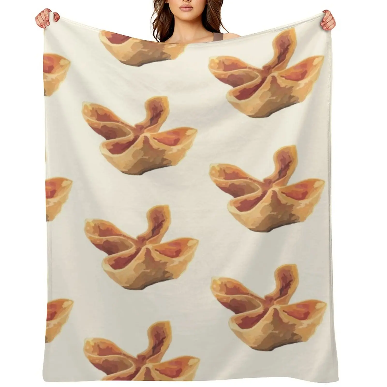 

Crab Rangoon Throw Blanket wednesday Bed covers Decorative Sofas Luxury Brand Blankets