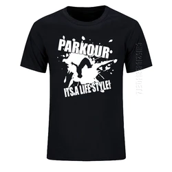 New Parkour Its A Lifestyle T Shirt Men Oversized T-Shirt Cotton Tops Tees O-Neck Casual Camiseta Tshirt Brand Clothing