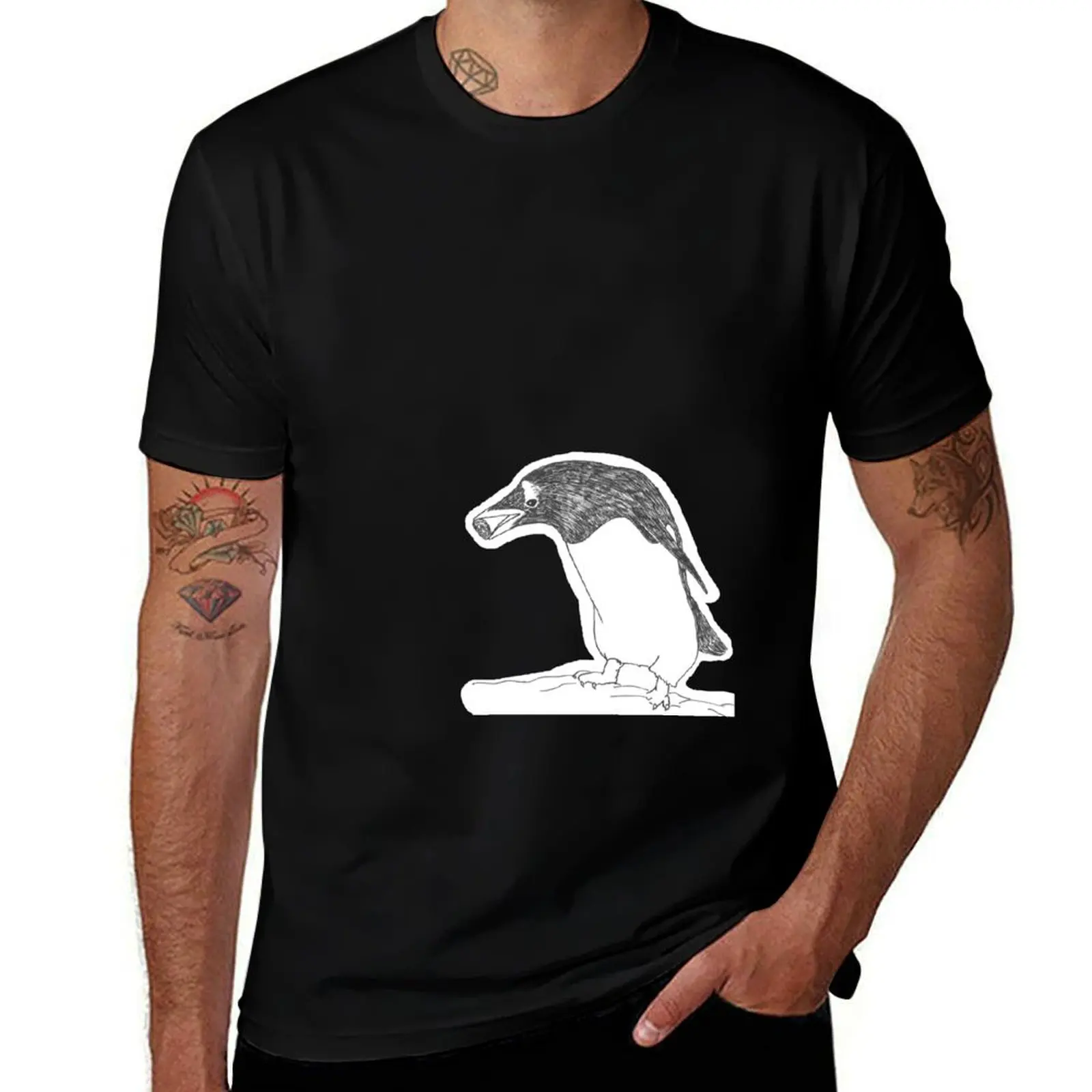 

Gentoo Penguin with Pebble T-Shirt funny costumes aesthetic clothes luxury t-shirt mens shirts graphic tee