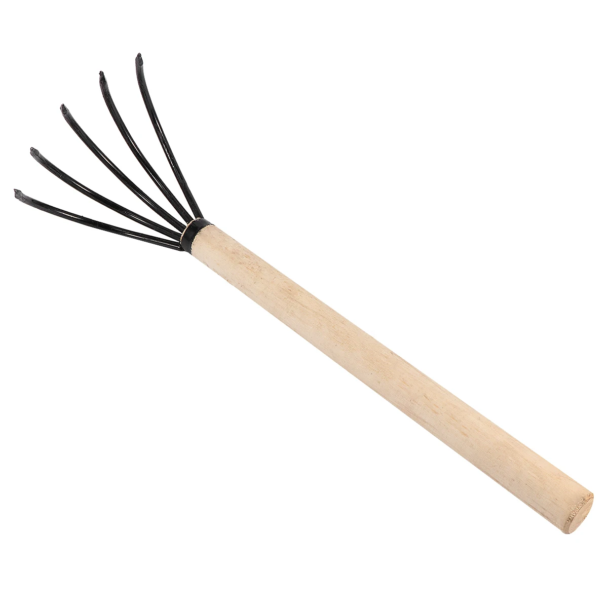 

1pc Garden Rake Durable Five Teeth Cleaning Tool Beach Seafood Yard Shovel Spade Multi-functional Rake Garden Tools