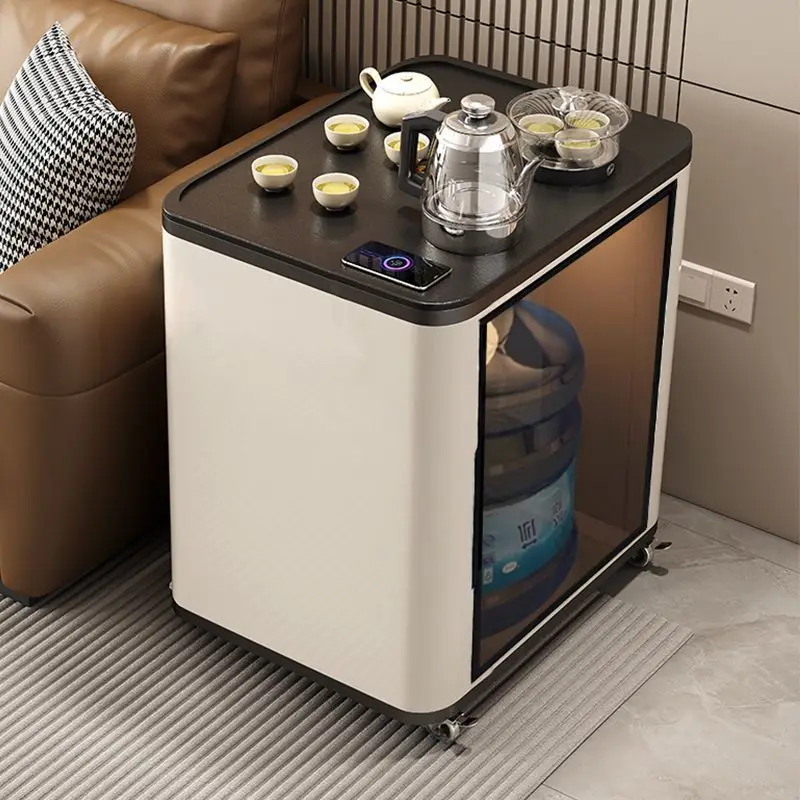 

Teatable Modern Simple Light Luxury Tea Table Home Living Room Balcony Movable Kung Fu Coffee Table