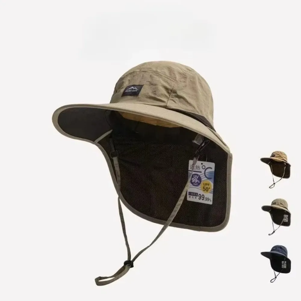 Unisex Autumn Fisherman's Hat Windproof & Quick-Drying W/Neck-Protecting Anti-UV for Fishing Hiking Camping Outdoor Protection