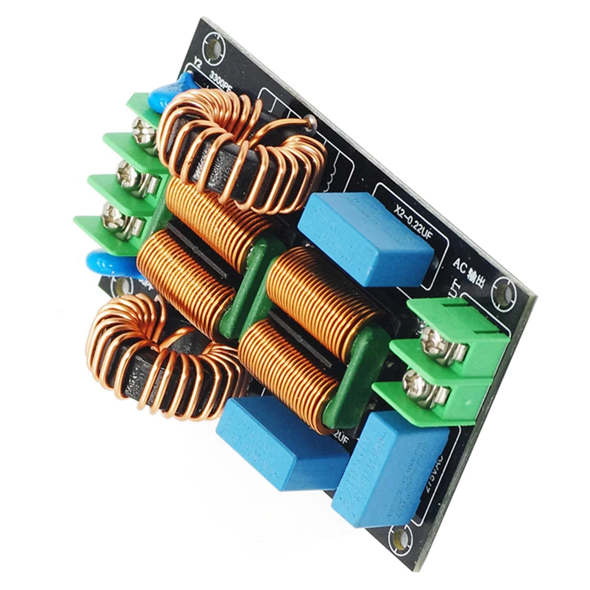 EMI Power Filter Board Audio Verstärker Netzteil Filter Gleichtakt Hohe Strom Elektromagnetische HiFi Audio 20A-Elect