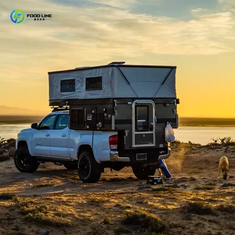 Commercial Off Road Adventure Pop Up Truck Bed Camper 2026 New Design With Cook Rest Function For Travel