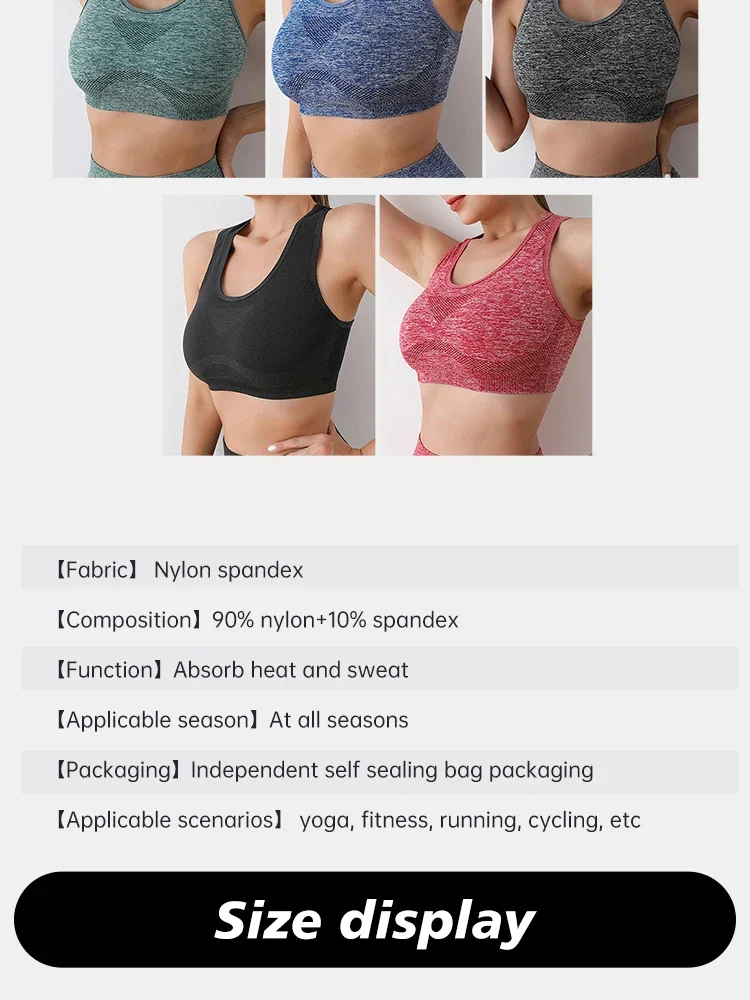 Atmungsaktiver Push-Up-BH für Damen, Sportunterwäsche, Laufen, Yoga, Fitness – Detail 6