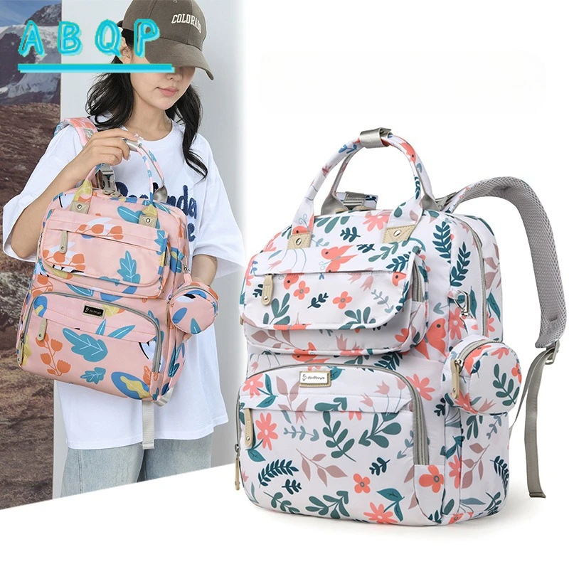 

Новая роскошная модная сумка-рюкзак для подгузников, высококачественная многофункциональная легкая сумка для детских принадлежностей большой вместимости