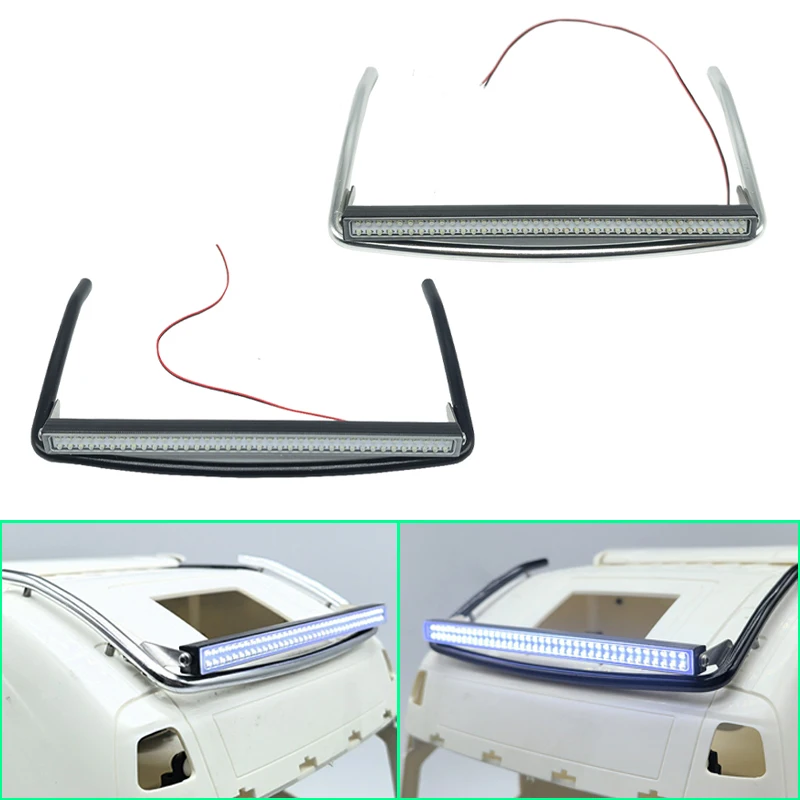 

Metal Spotlight Dome Lamp for 1/14 Tamiya RC Truck Car VOLVO FH16 56360 Diy Parts Toys