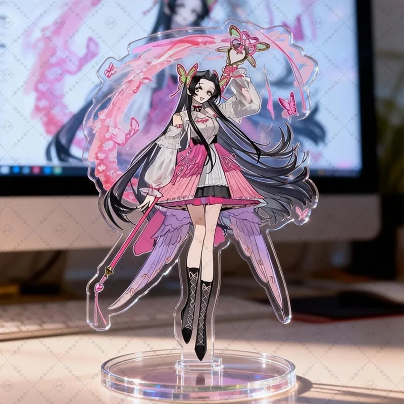 Demon Slayer Acryl-Ständer Kimetsu No Yaiba Schmetterling Hashibira Inosuke Kocho Shinobu Kanao Kanae Anime-Figur Desktop-Dekoration