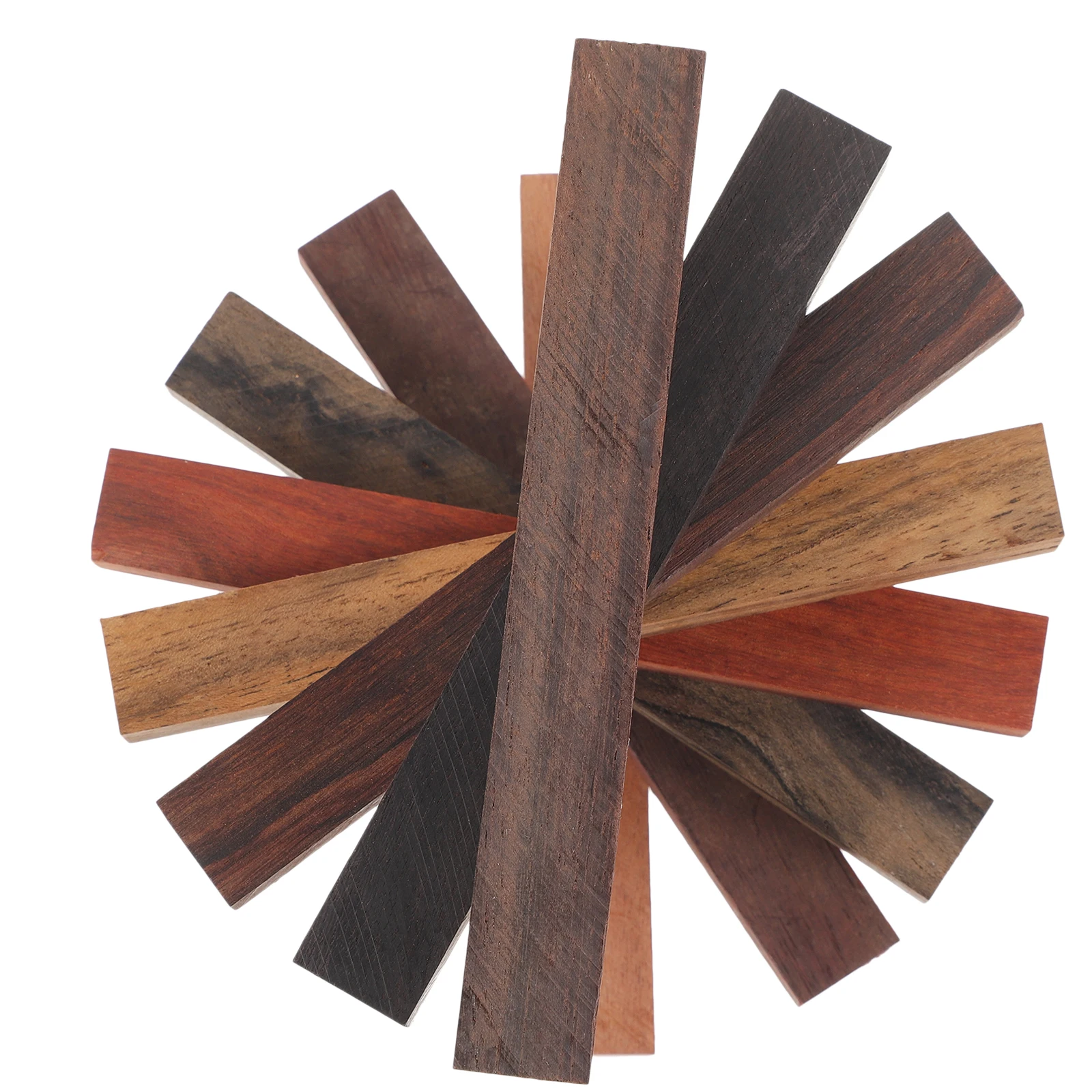 

8pcs Wooden Pen Blanks Craft Supplies DIY Exotic Wood Turning Kits Natural Finish Random Patterns Handmade Projects