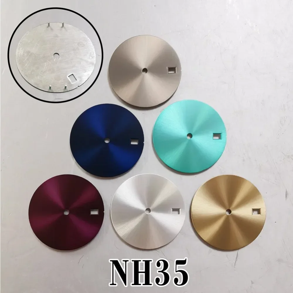 28.5mm Non-luminous Metal NH35/36 Dial Watch Accessories Custom Watch