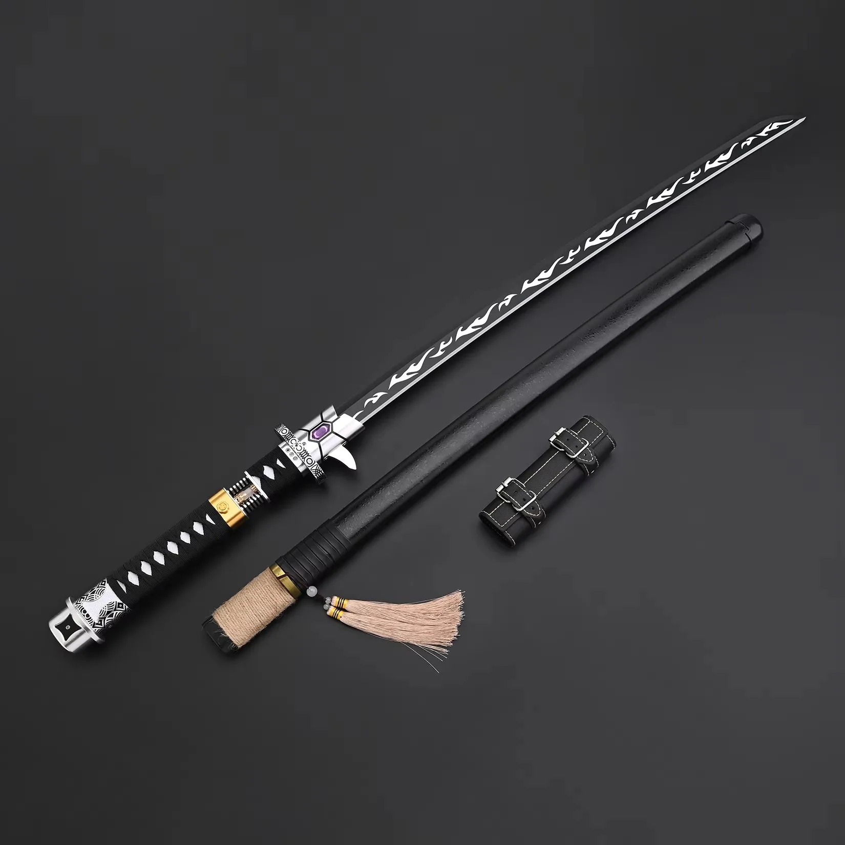 DarkKatana TXQSTUDIO RGB Heavy Dueling NeoPixel Smooth Swing Lightsaber Cosplay Toys Colors Change Gesture ignition Force
