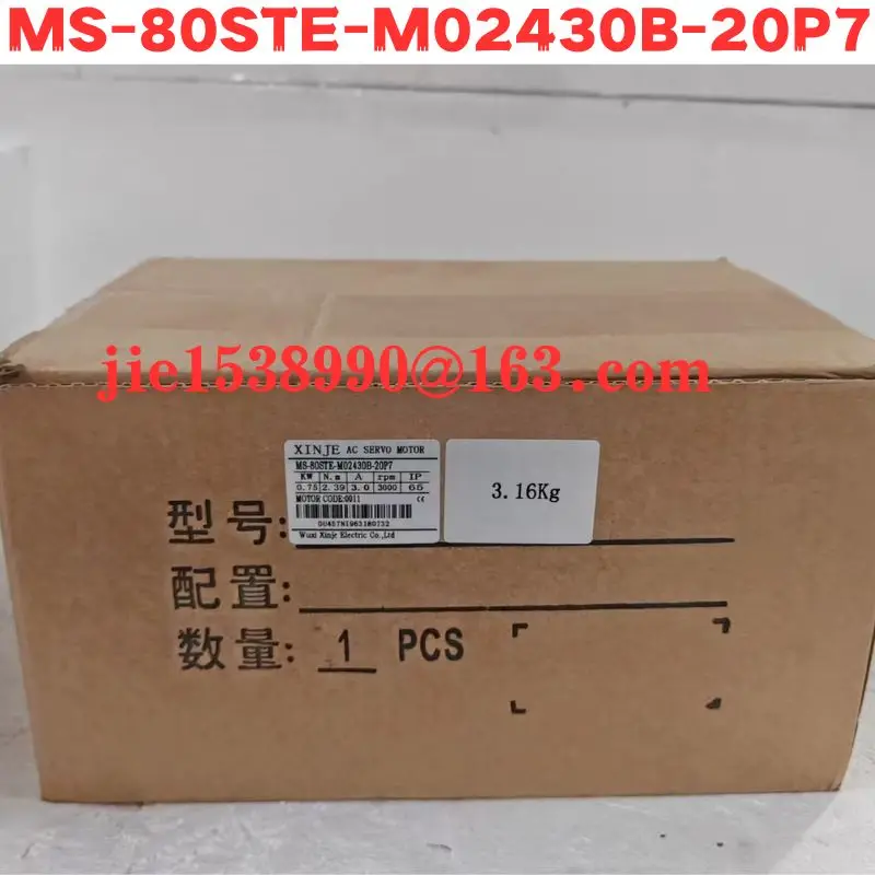 Brand New  Servo motor MS-80STE-M02430B-20P7 Original