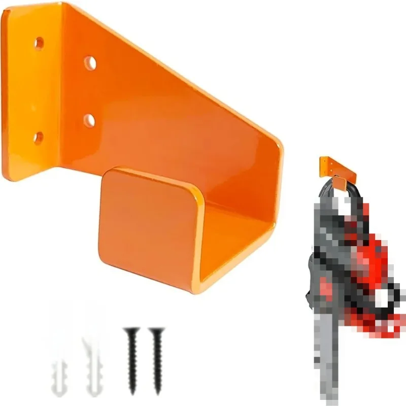 1pc Heavy Duty Wall Mounted Chainsaw Hanger Storage Rack Chainsaw Hooks Rack Heavy Duty Bracket for Workshop