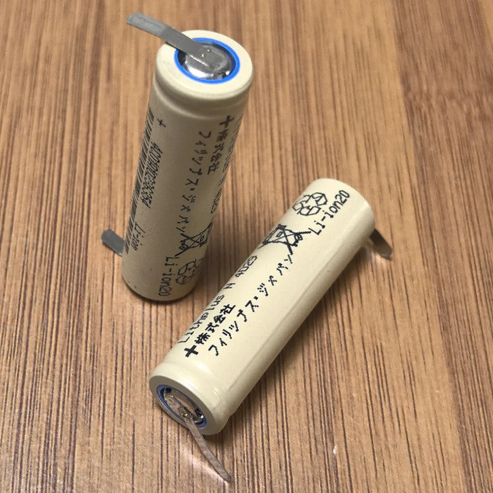 2-10PCS 14500CY UR14500AC Battery With Nickel Plate 3.6V 750mAh for Braun Oral B Toothbrush Shavers Repair Replacement