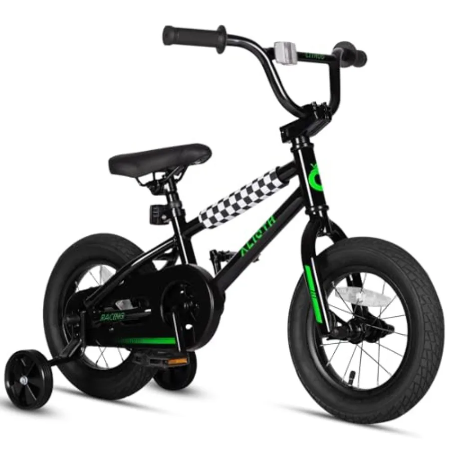 

BMX Style 12 14 16 Inch Bike Training Wheels 20'' Bicycle with Kickstand for 2-14 Years Old Toddlers Boys Girls Coaster Brake M
