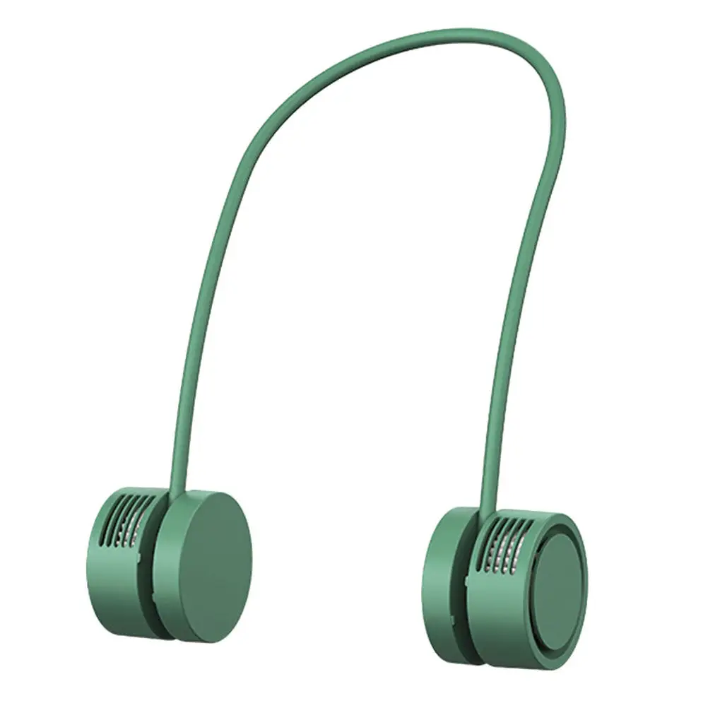 

1Set Hanging Neck Fan USB Type-C Rechargeable Portable Small Fan for Outdoor Travel Camping Office Home Summer Cooling Silent