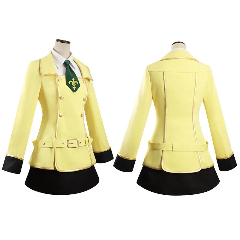 Anime Code Geass CC Costume Cosplay Queen Uniforme scolastica Cappotto Camicia Cintura Cravatta Accessori Set completo Carnevale Party Dress Up Donna