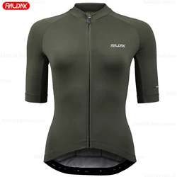 2026 Raudax Cycling Jersey 11 colors Cycling Racing Tops Short Sleeve Cyclist Clothes Shirt Maillot Women Bicycle Bike Wear