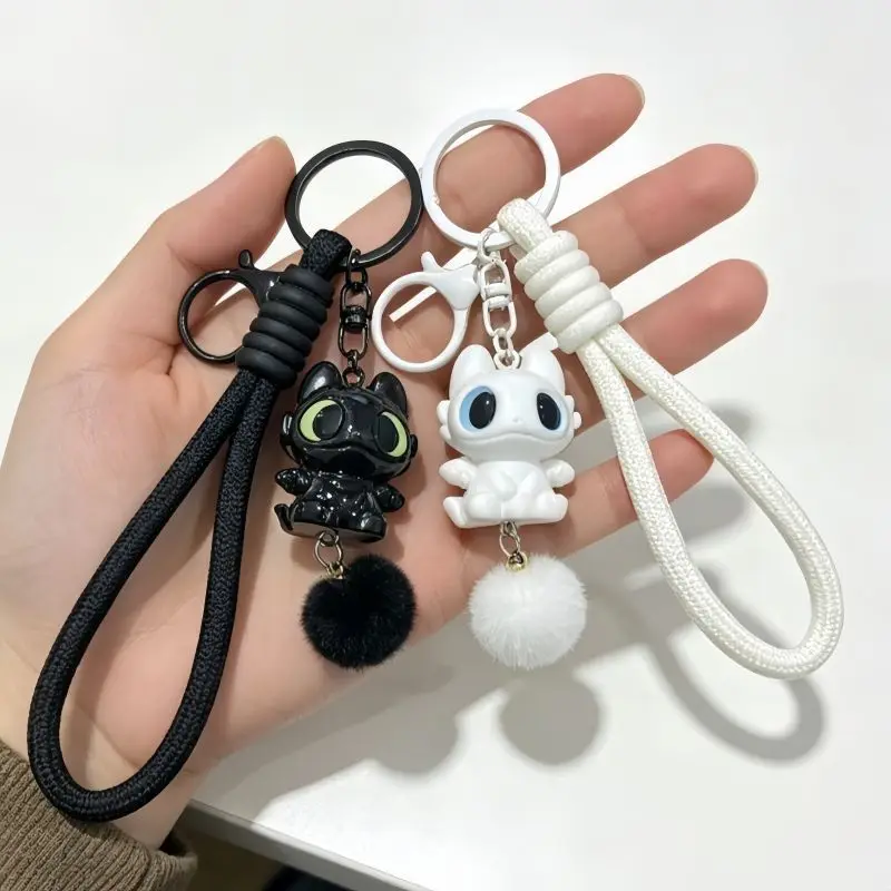 Accessoires d'anime, figurine mignonne de Toothless, pendentif, veilleuse, porte-clés, décoration de collection de dragons, jouets, cadeaux