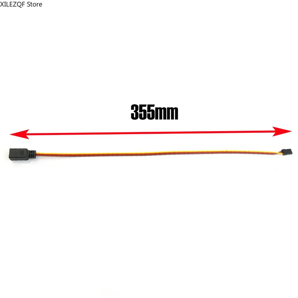 RC car Y line Length 350mm Remote Control Cable Servo Fan Extender Wire for Futaba JR RC Car HSP Traxxas TRX4 Axial SCX10 TAMIYA