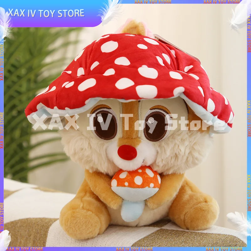 

2024 New Original Disney Kawaii Doll Mushroom Series Plush Toy Cartoon Cute Stuffed Dolls Anime Toys Birthday Gift For Children