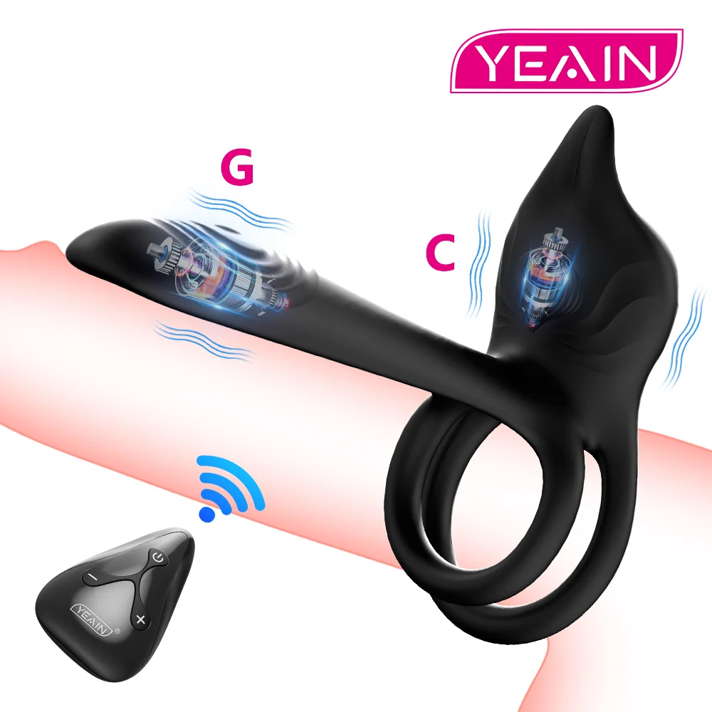 Paar Vibrator Seksspeeltje Voor Vrouwen Vagina Stimulator Penis Mouw Cock Ring Mannen Semon Lock Delay Ejaculatie Cockring Masturbator