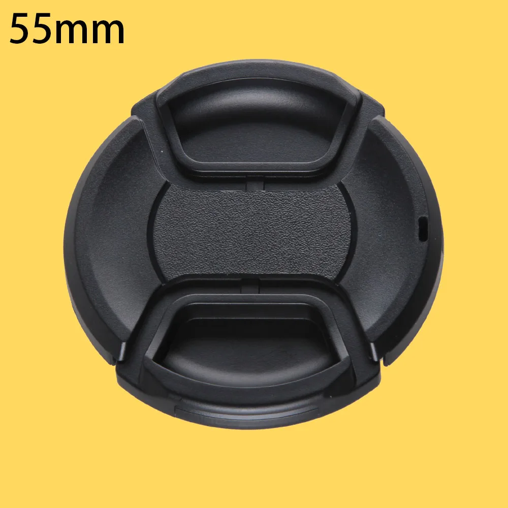 

100 Pieces 55mm Camera Lens Cap Cover For Canon Nikon Sony Pentax Olypums Pansonic Fujifilm Leica Samsung Sigma Tamron Yongnuo