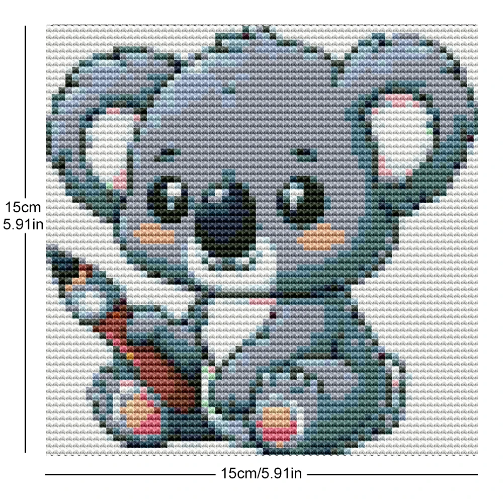 Momoart New Arrival 12pcs Mini Cross Stitch Kits Owl Elephant Needlework Embroidery Fabric Horse Dolphin Tiger Lion Handicraft