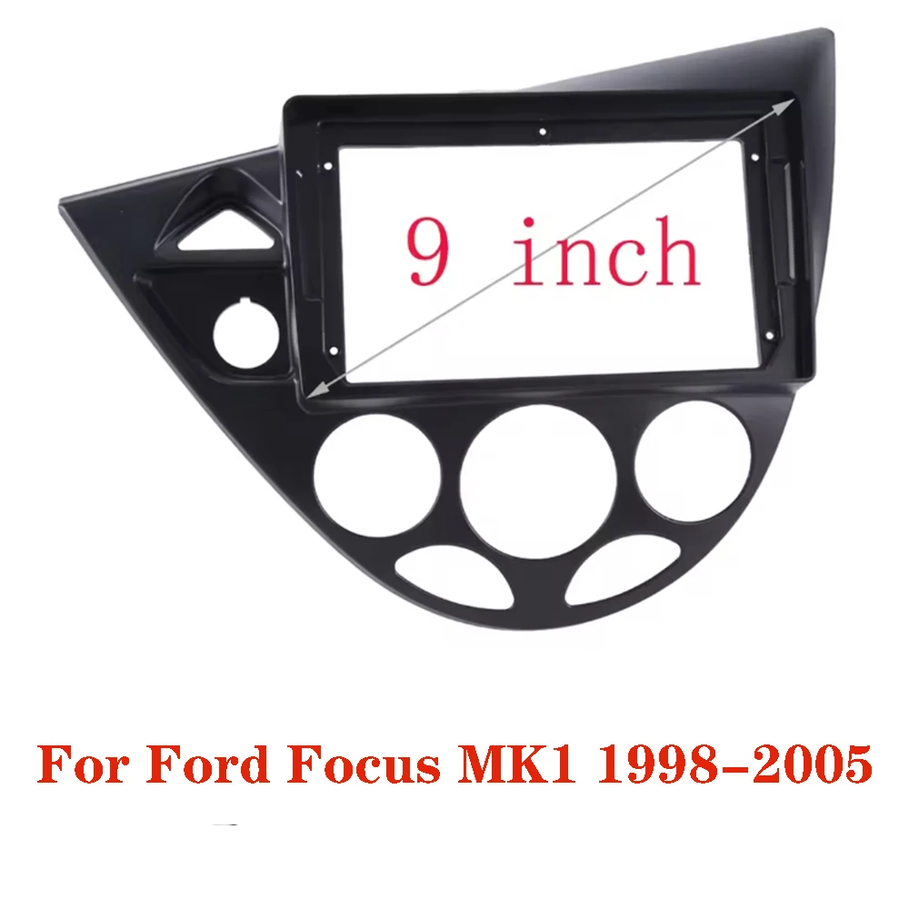 

2 Din 9-дюймовый автомобильный рама, адаптер для лицевой панели Android, комплект панели для установки приборной панели для Ford Focus MK1 1998-2005 гг.