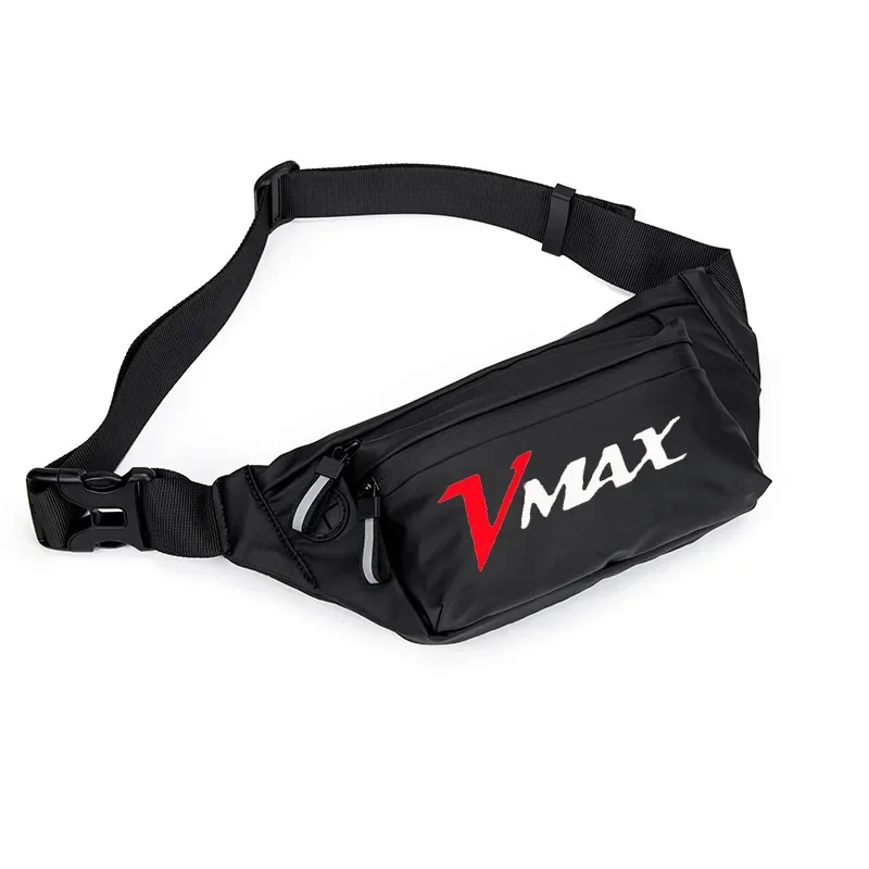 

For V-MAX VMAX 1200 LOGO Men Waist Pack Belt Hip Bum Slant back bag Chest Bag Male Motorcycle Riding Antitheft Purse