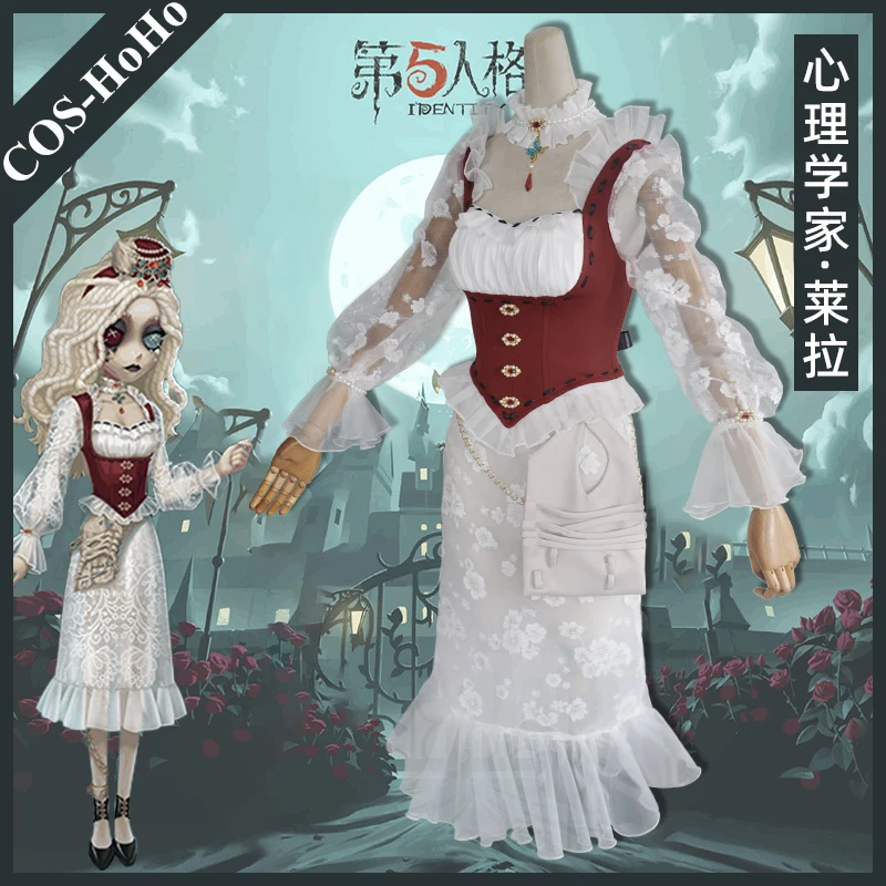 

COS-HoHo Anime Identity V Ada Mesmer Lila Game Suit Elegant Dress Uniform Cosplay Costume Halloween Party Role Play Outfit