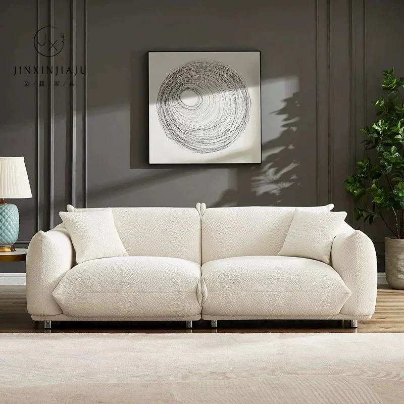Fabric Simple Modern Sofa Leisure Living Room Designer Puffs Sofa Couch Chaise Divani Soggiorno Nuovi Arrivati Furniture