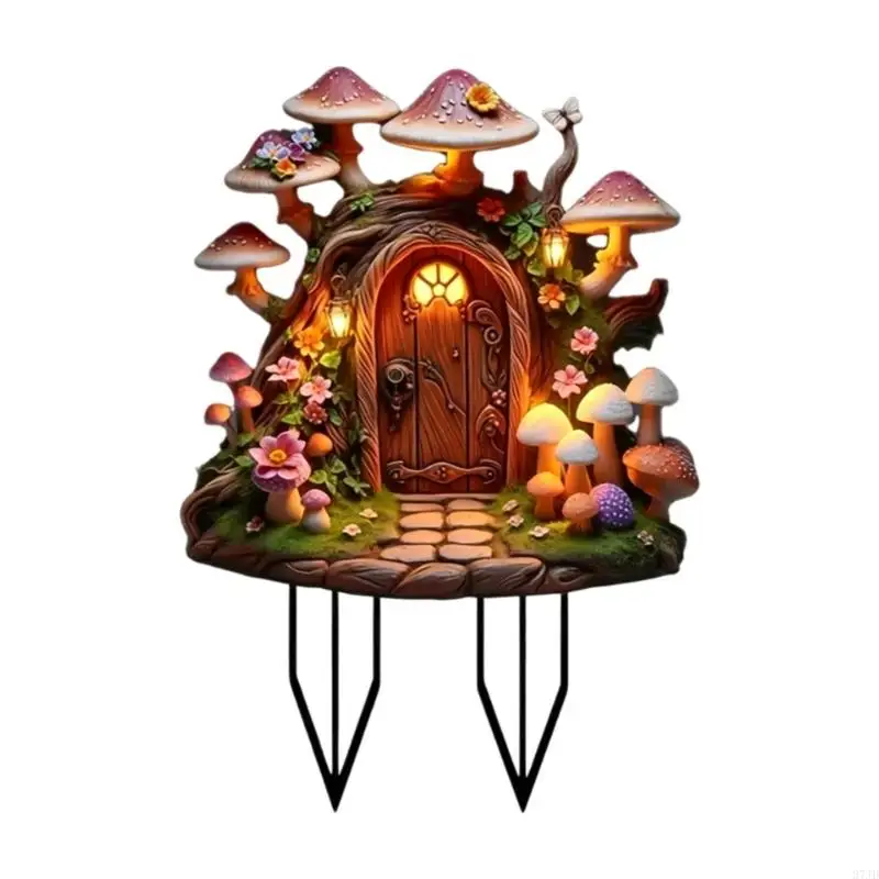 Personality Garden Sign Light Weight Weatherproof Acrylic Plant Statue Easy To Install For Home Landscape Decoration 37JD