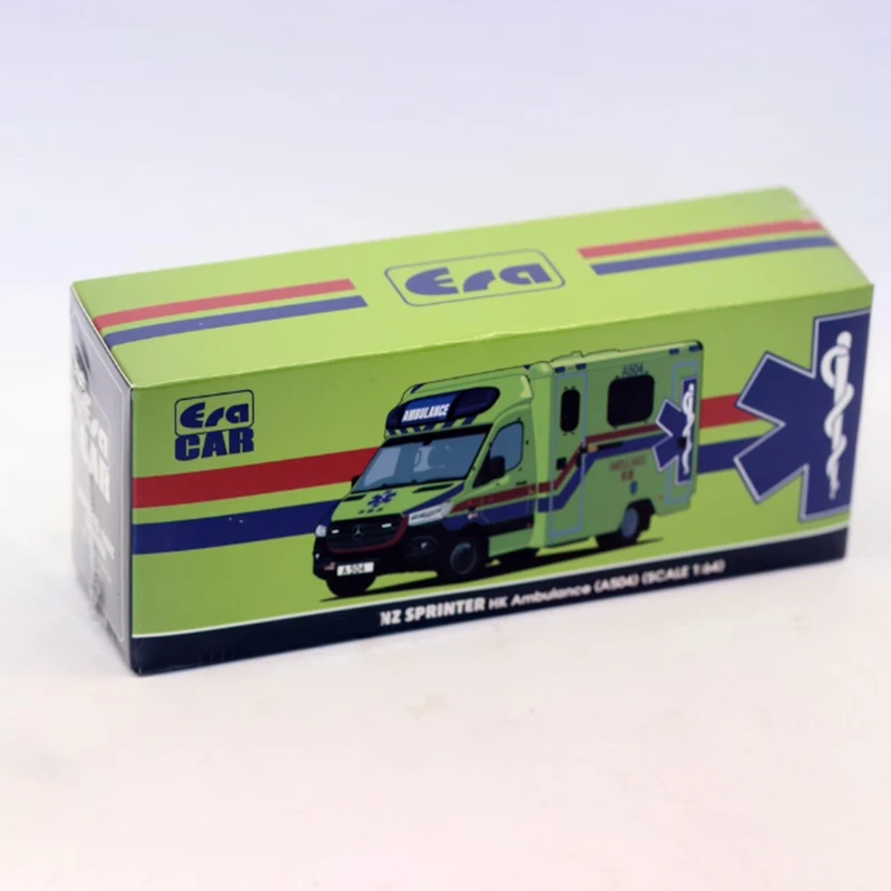 ERA Sprinter ohne Kunststoffdichtung im Maßstab 1:64, Legierungssimulationsautomodell, statische Sammlung, dekoriertes Urlaubsspielzeug, Souvenirgeschenk